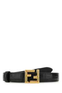 펜디 Black leather belt / 8C0648AQ1V F04TX